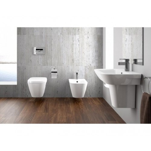 DuraStyle Basic Toilet wall mounted Compact Rimless